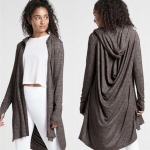 Athleta Harmony Wrap Hooded Cardigan